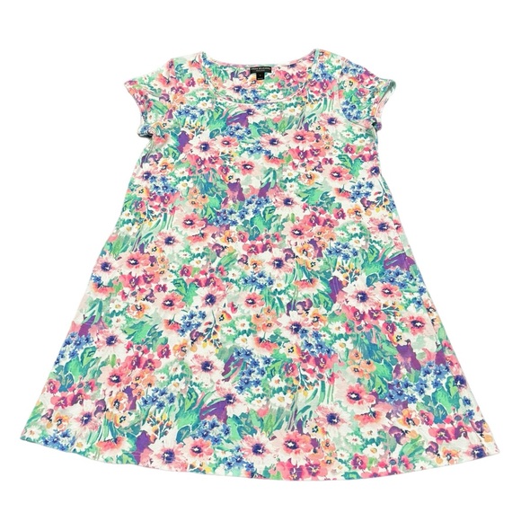 Miss Elaine Short Sleeve Floral Short Nightgown. Size L. EUC - Picture 4 of 6